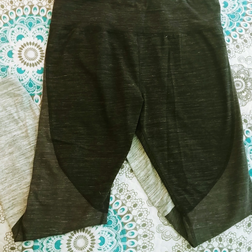 2 pair athletic leggings. Large